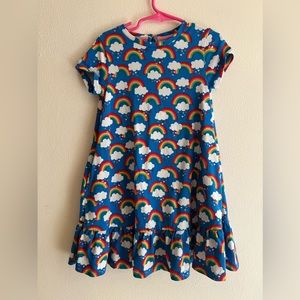 Mini Boden Rainbow Dress 5 NWOT